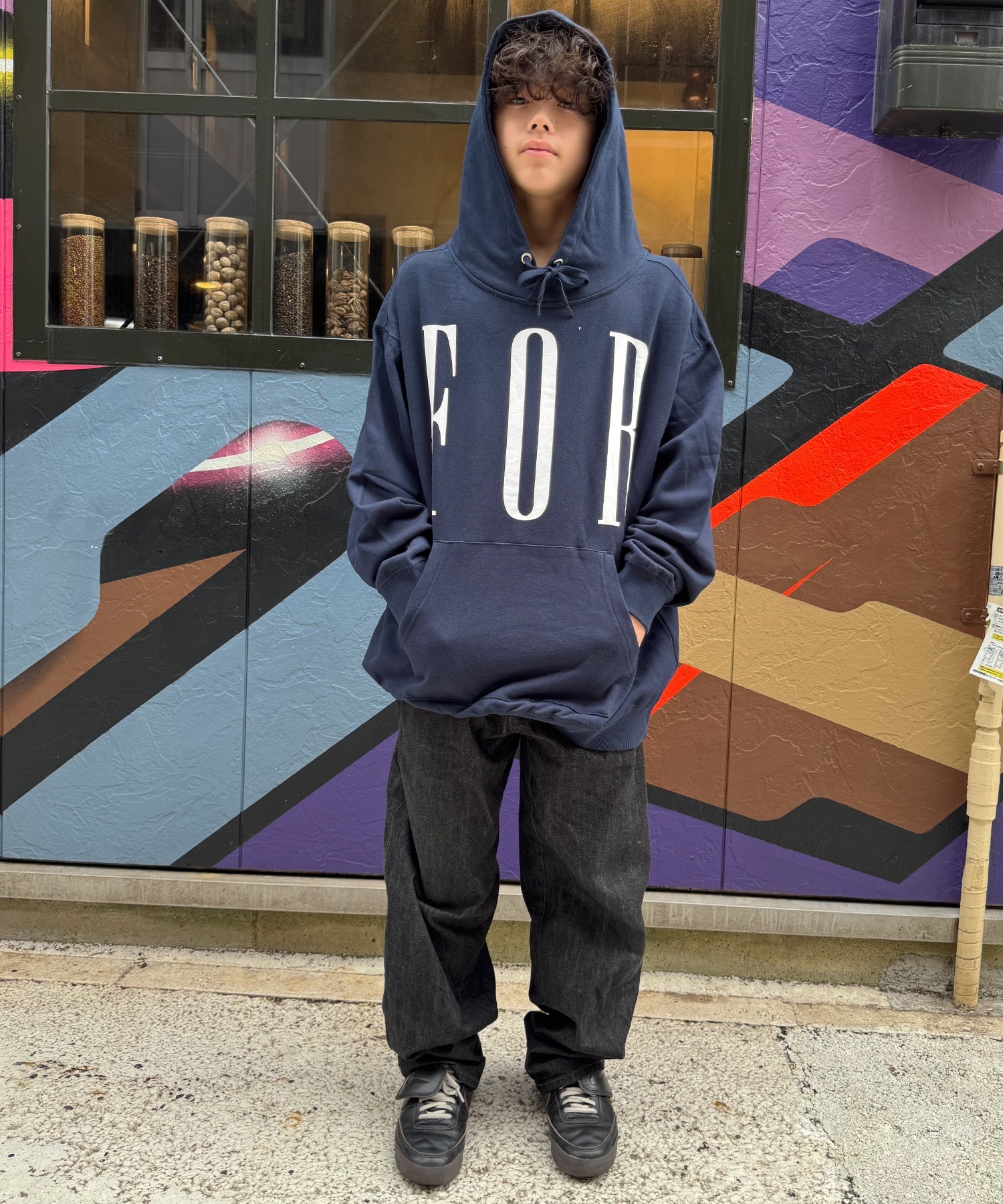 FORGET NEVER フォーゲットネバー プルオーバー パーカー フーディー メンズ 264OO1PK172FN(GRY-M)