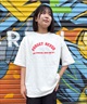 FORGET NEVER フォーゲットネバー コラボレーション 半袖 Tシャツ メンズ バックプリント 263OO1ST943FN ムラサキスポーツ限定(WHT-M)
