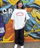 FORGET NEVER フォーゲットネバー コラボレーション 半袖 Tシャツ メンズ バックプリント 263OO1ST943FN ムラサキスポーツ限定(WHT-M)