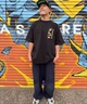 FORGET NEVER フォーゲットネバー コラボレーション 半袖 Tシャツ メンズ バックプリント 263OO1ST944FN ムラサキスポーツ限定(WHT-M)