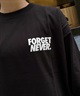 FORGET NEVER フォーゲットネバー 長袖 Tシャツ ロンT メンズ バックプリント 264OO1LT370FN(WHT-M)