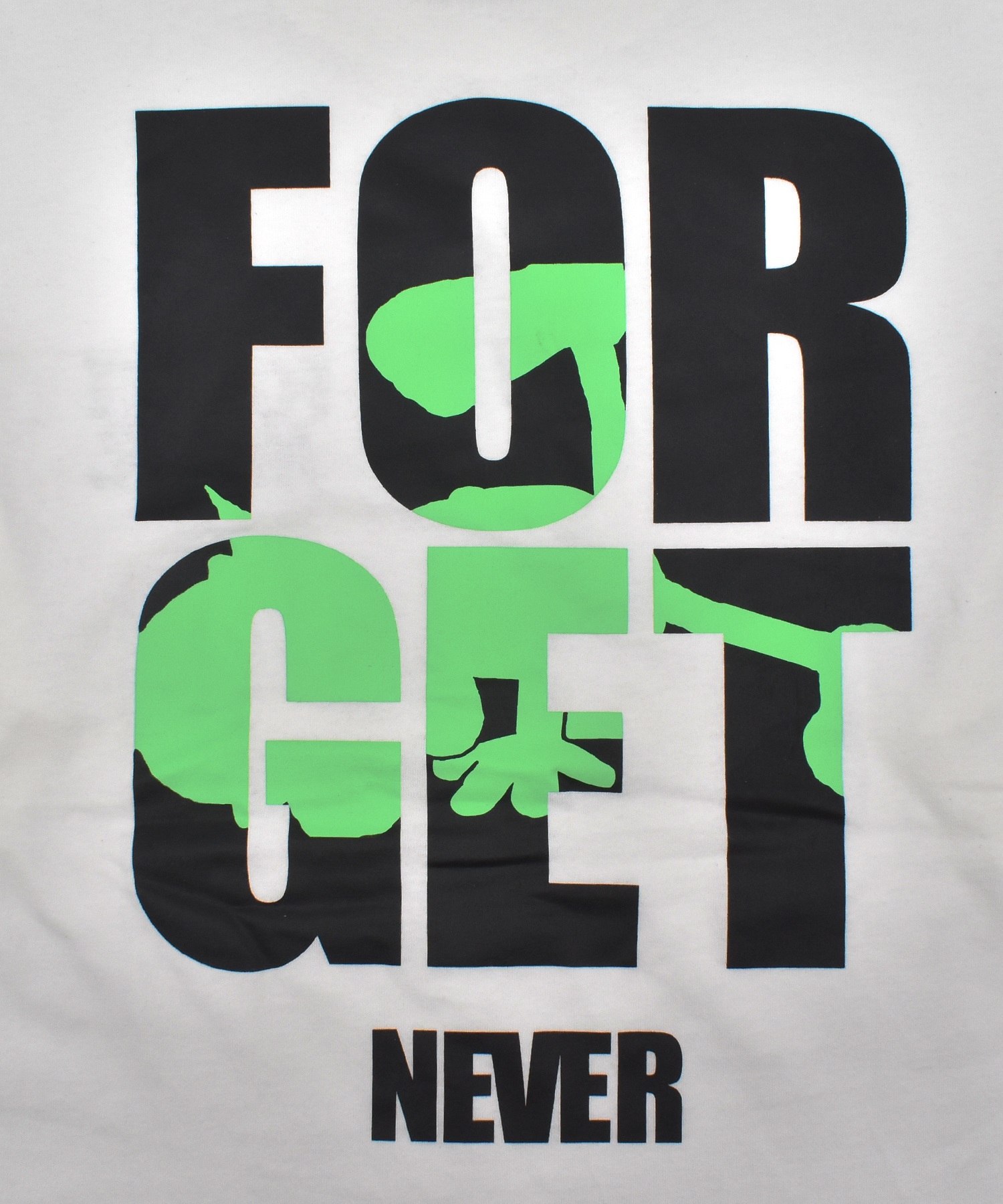 FORGET NEVER フォーゲットネバー 長袖 Tシャツ ロンT メンズ バックプリント 264OO1LT370FN(WHT-M)