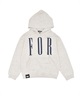 FORGET NEVER フォーゲットネバー プルオーバー パーカー フーディー キッズ 子供 264OO3PK171FN(GRY-130cm)