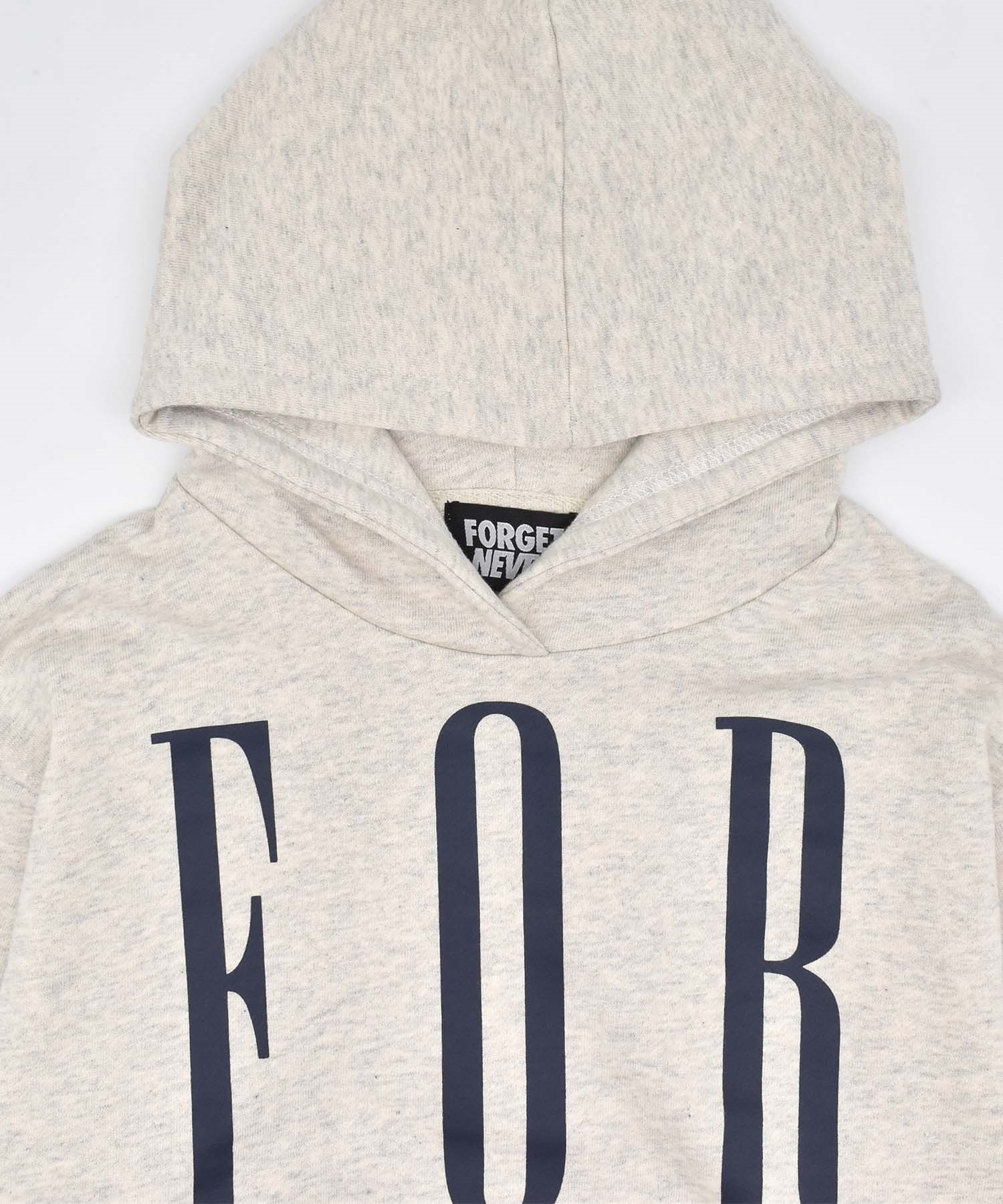 FORGET NEVER フォーゲットネバー プルオーバー パーカー フーディー キッズ 子供 264OO3PK171FN(GRY-130cm)
