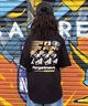 FORGET NEVER フォーゲットネバー 半袖 Tシャツ キッズ ジュニア 子供 グラフィックTシャツ 263OO3ST942FN ムラサキスポーツ限定(BLK-130cm)