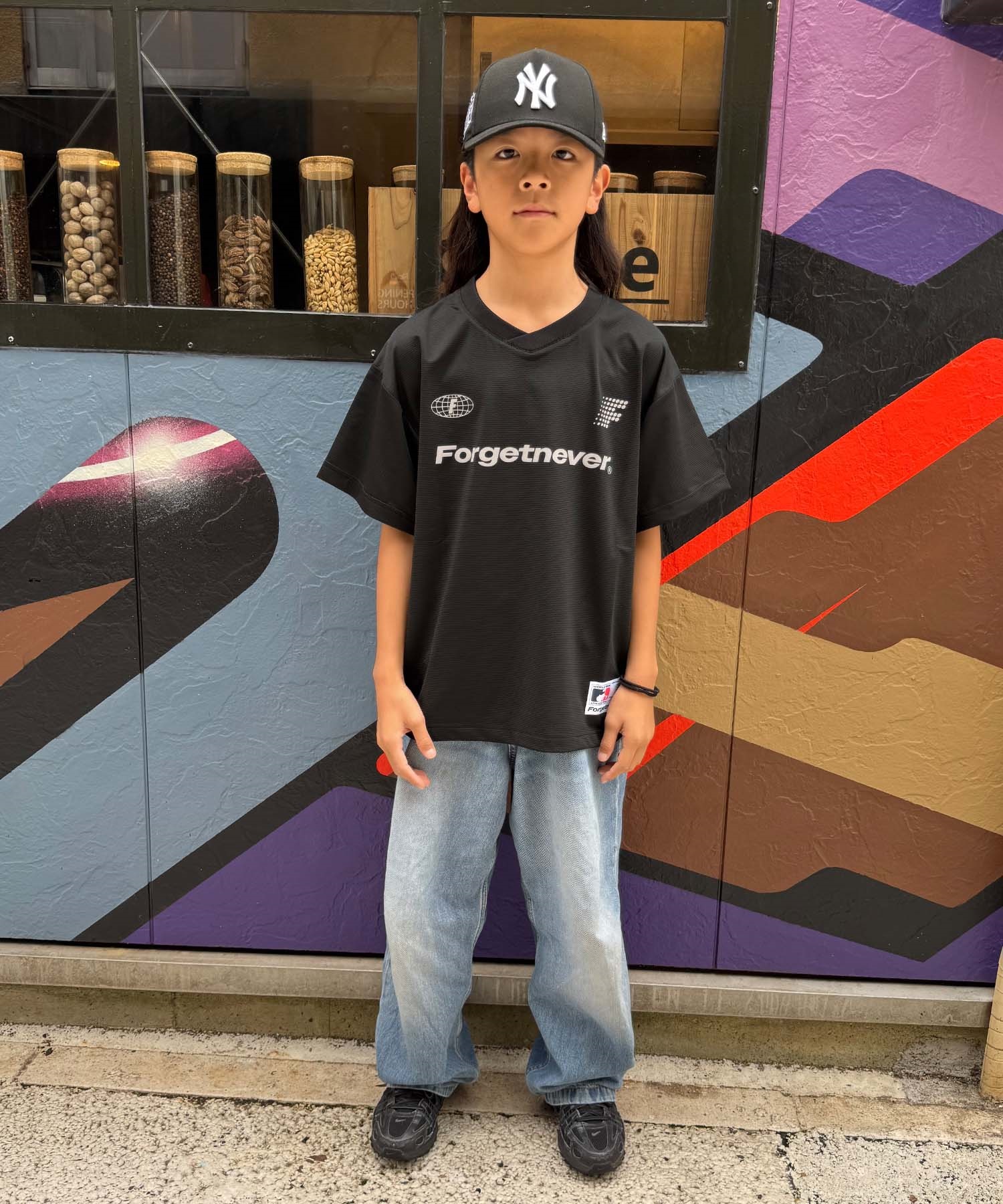 FORGET NEVER フォーゲットネバー 半袖 Tシャツ ゲームシャツ キッズ