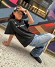 FORGET NEVER フォーゲットネバー 半袖 Tシャツ ゲームシャツ キッズ 子供 264OO3ST029FN(WHT-140cm)