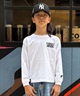 FORGET NEVER フォーゲットネバー 長袖 Tシャツ ロンT キッズ 子供 バックプリント 264OO3LT369FN(WHT-130cm)