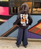 FORGET NEVER フォーゲットネバー 長袖 Tシャツ ロンT キッズ 子供 バックプリント 264OO3LT369FN(WHT-130cm)