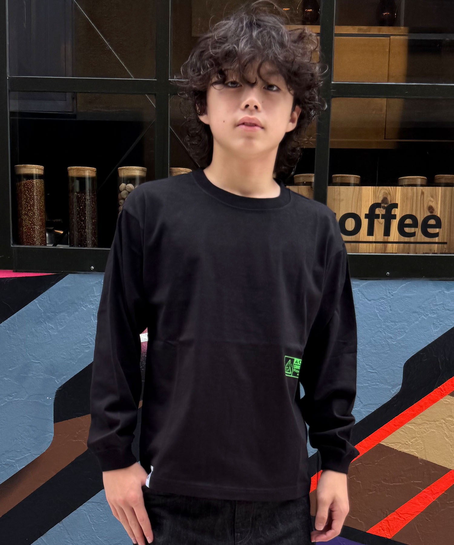 FORGET NEVER フォーゲットネバー 長袖 Tシャツ ロンT キッズ 子供