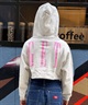 FORGET NEVER フォーゲットネバー プルオーバー パーカー フーディー キッズ 子供 クロップド丈 ショート丈 264OO3PK173FN(GRY-130cm)