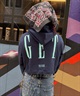 FORGET NEVER フォーゲットネバー プルオーバー パーカー フーディー キッズ 子供 クロップド丈 ショート丈 264OO3PK173FN(GRY-130cm)