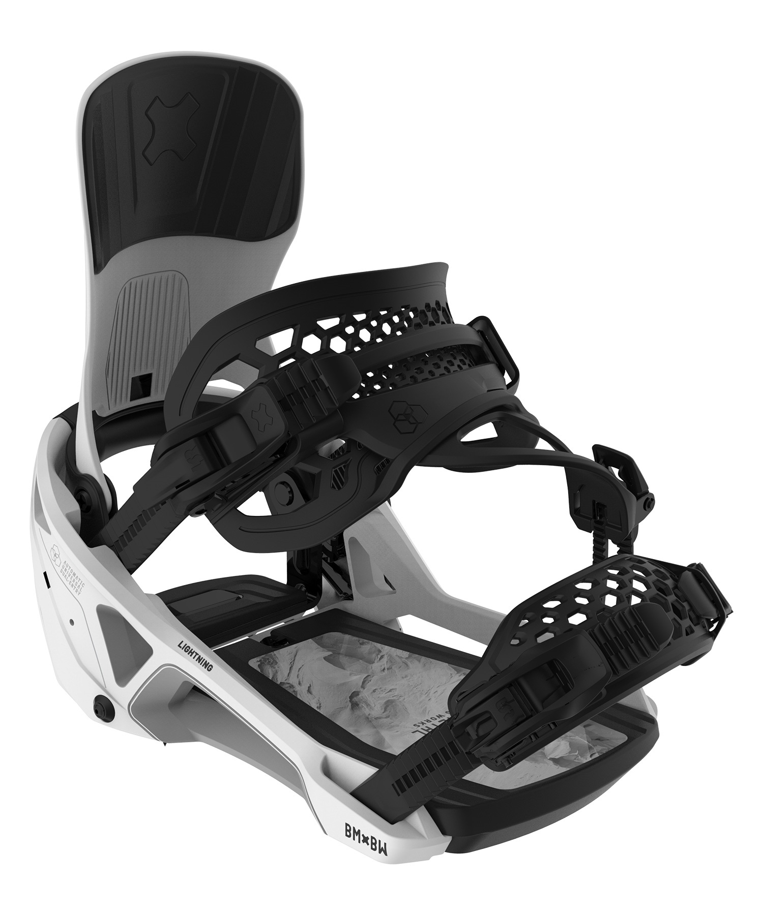 BENTMETAL ベントメタル ライトニングスーパーマチック LIGHTNING SUPERMATIC スノーボード バインディング ビンディング ユニセックス 26-27 早期購入(WHITE-M)