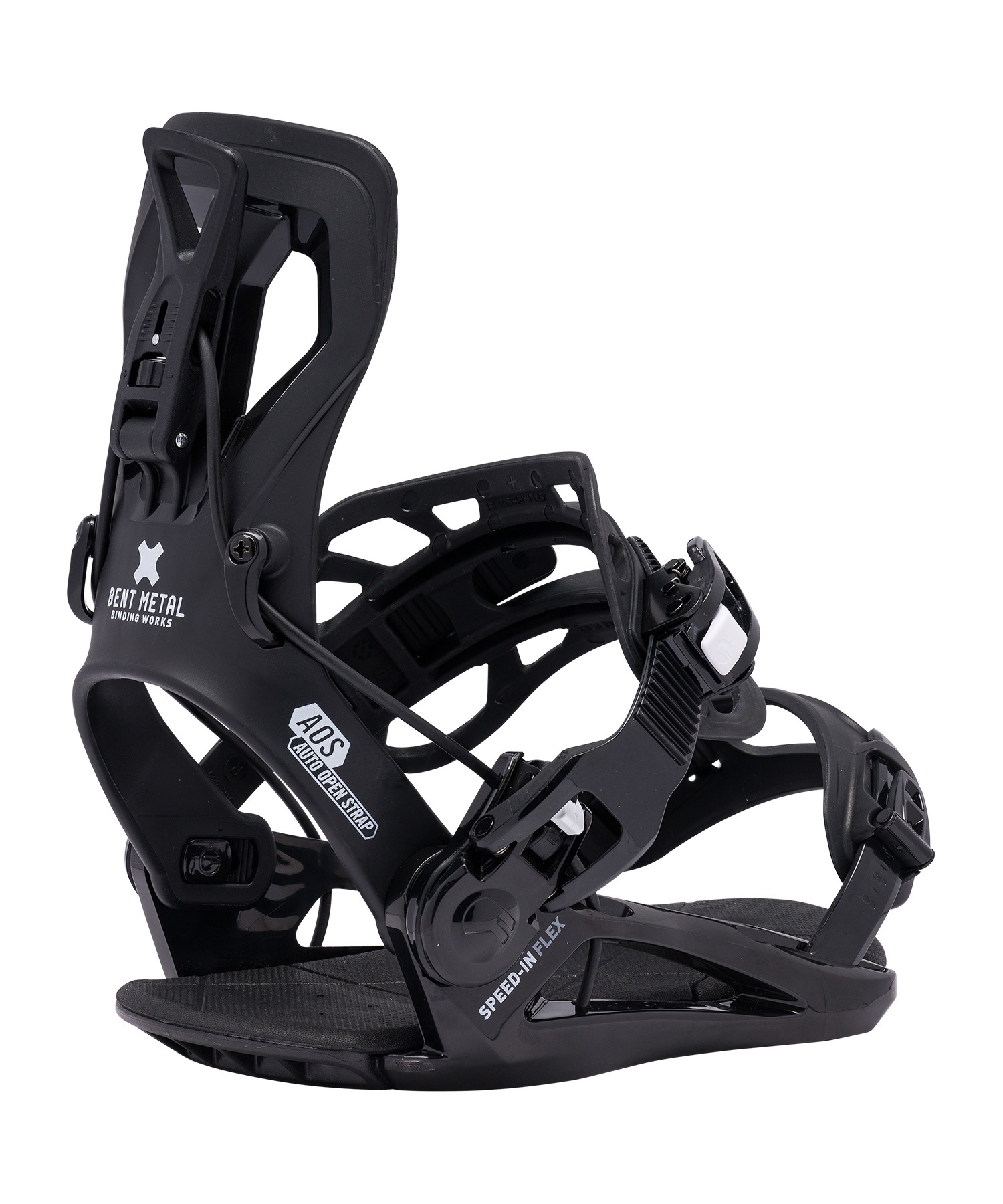 BENTMETAL ベントメタル スピードインフレックス SPEED-IN FLEX スノーボード バインディング ビンディング リアエントリー ユニセックス 26-27 早期購入(BLACK-S)