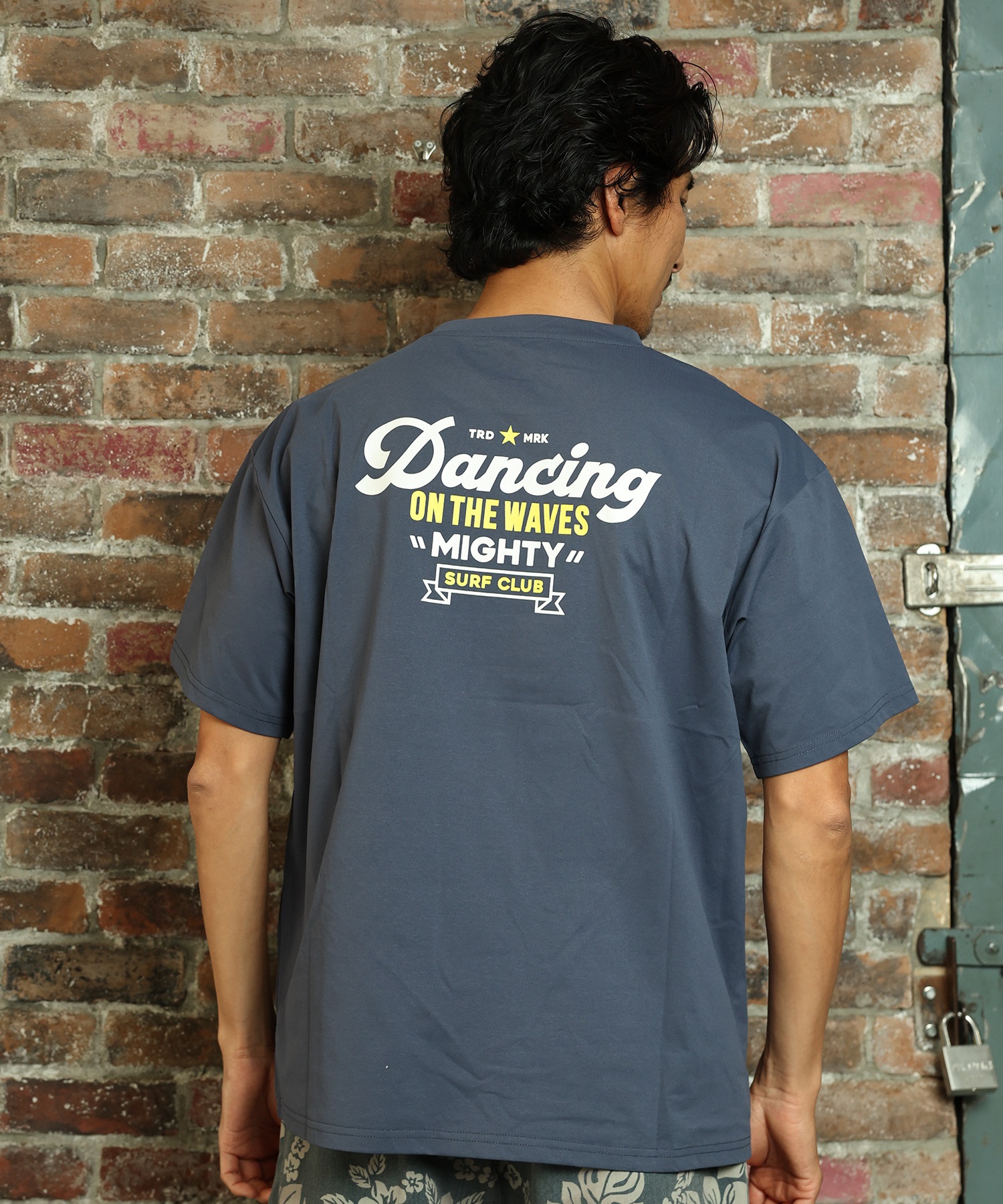 Mighty Surf Club マイティーサーフクラブ 半袖 Tシャツ メンズ バック