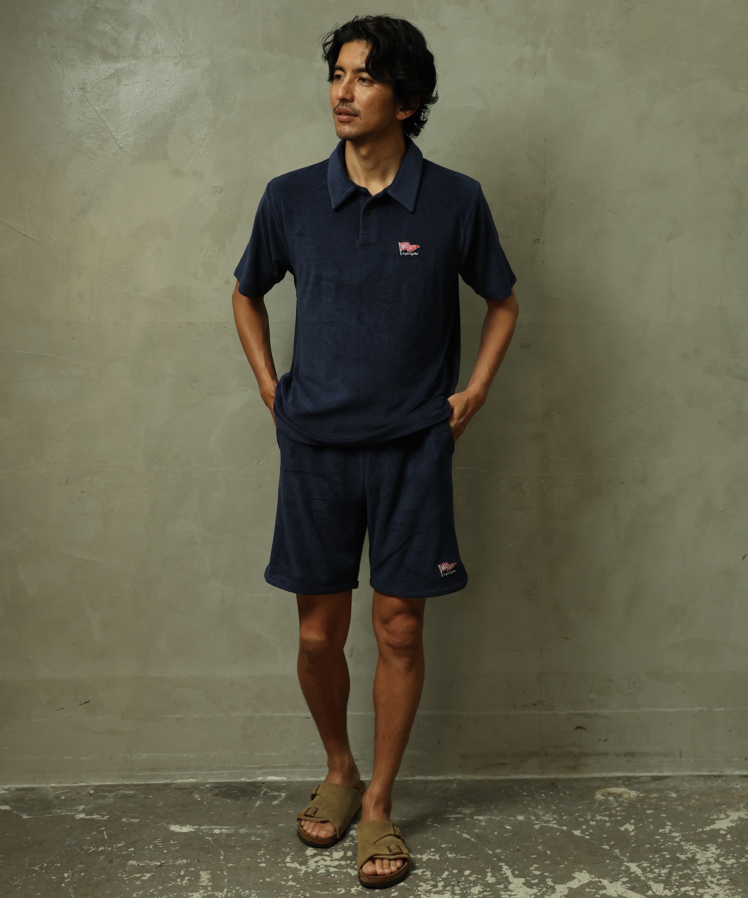 Mighty Surf Club マイティーサーフクラブ 半袖 ポロシャツ メンズ