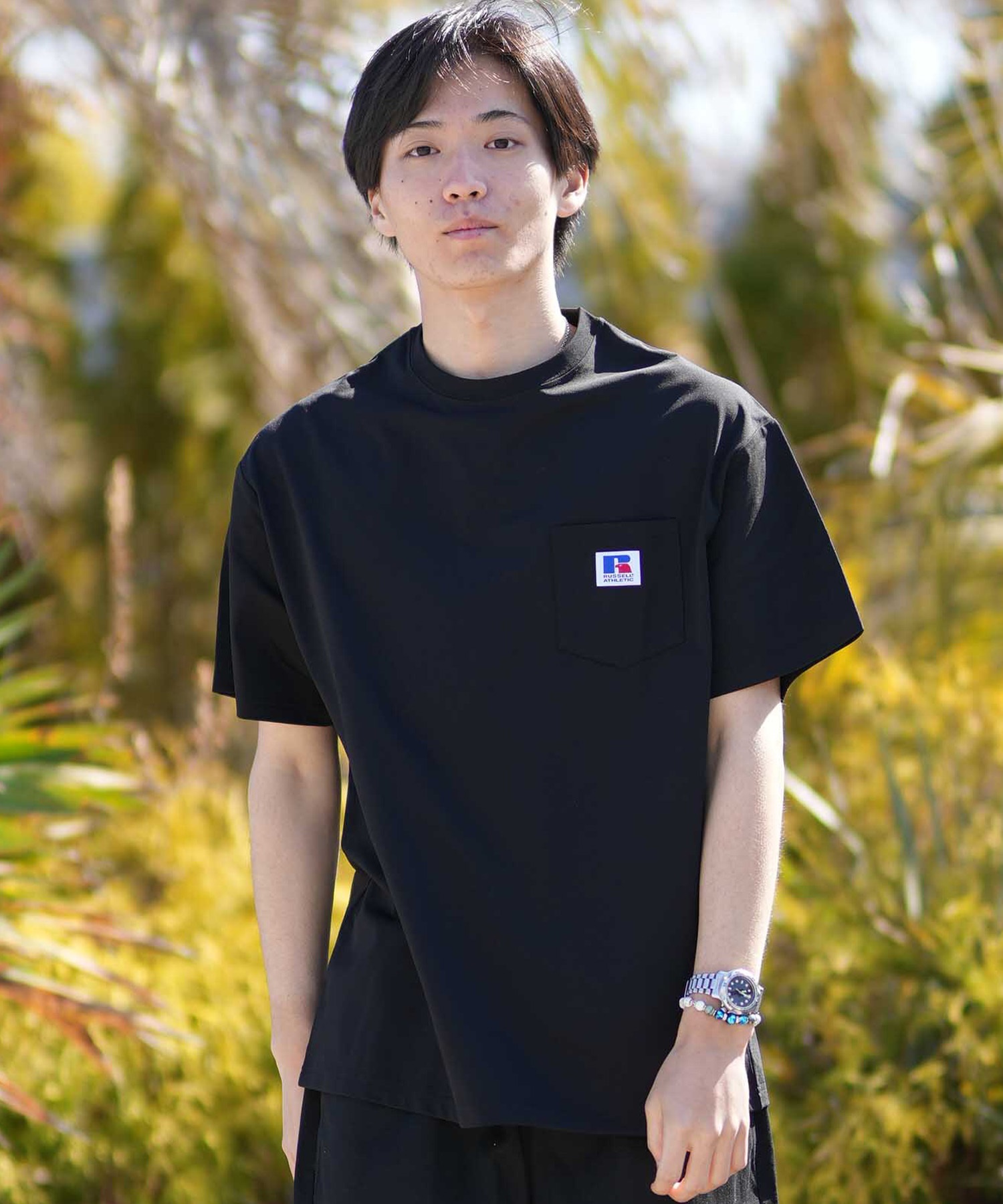 RUSSELL ATHLETIC ラッセルアスレチック 半袖 Tシャツ メンズ UVカット