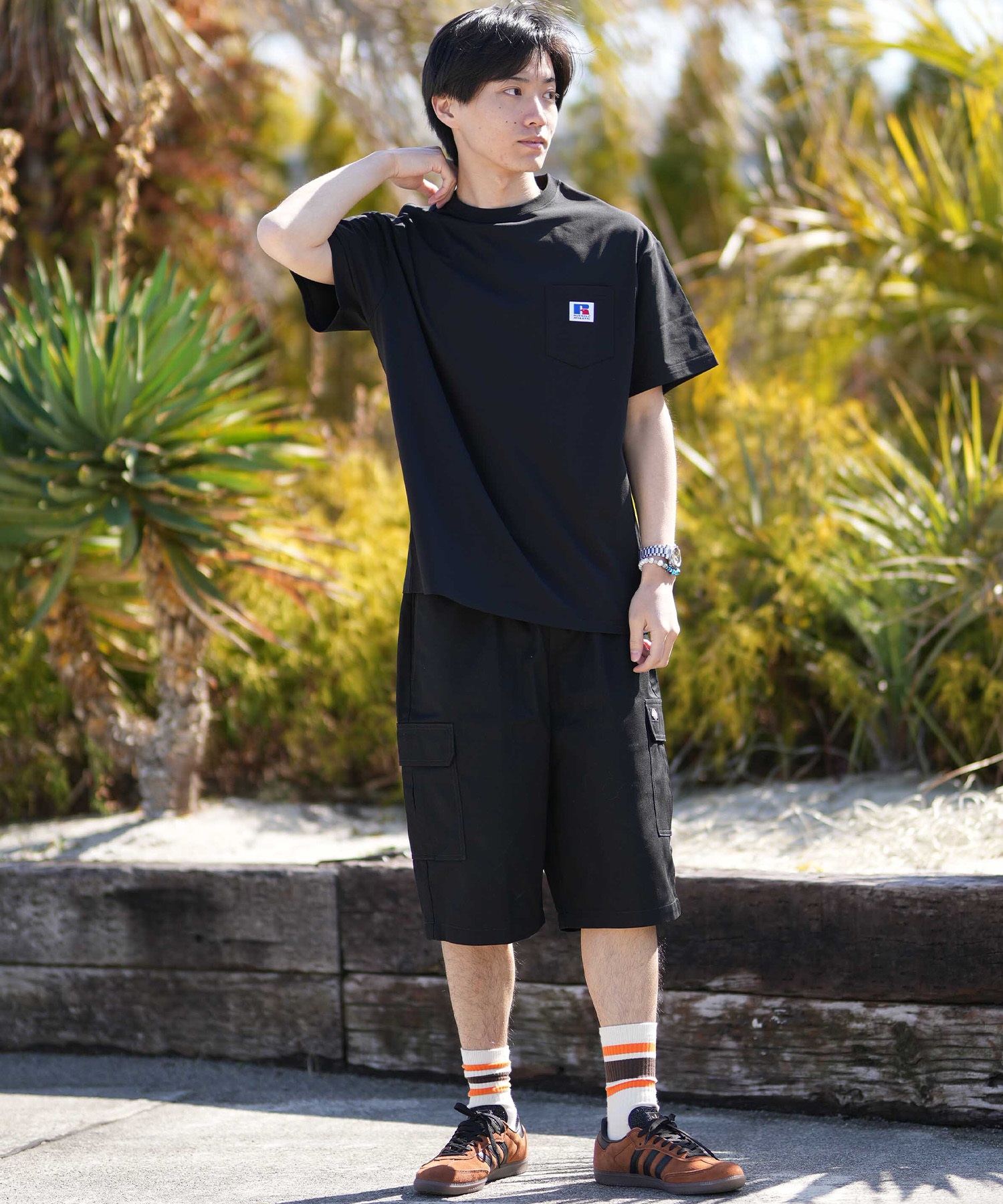 RUSSELL ATHLETIC ラッセルアスレチック 半袖 Tシャツ メンズ UVカット