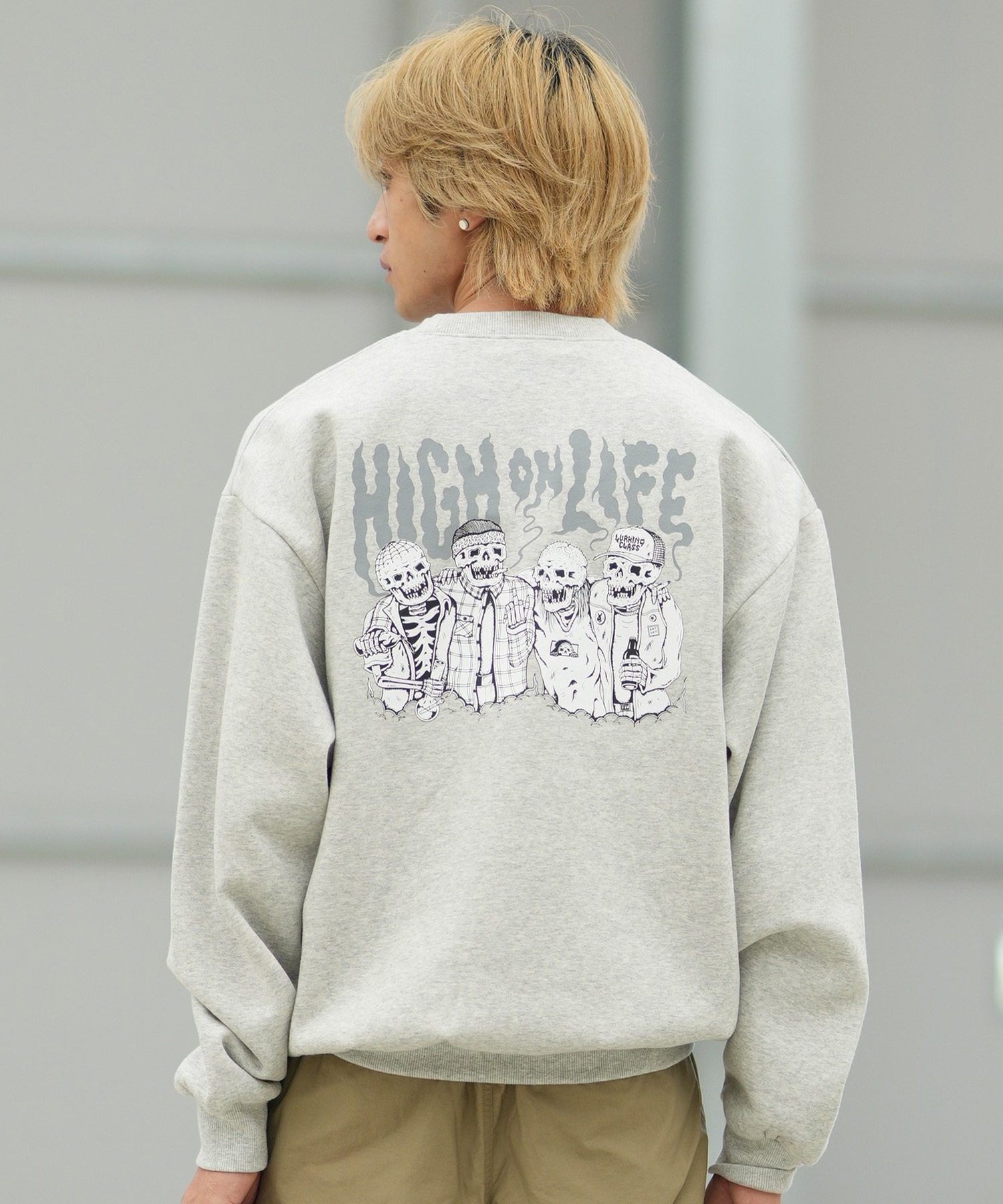 LURKING CLASS ラーキングクラス トレーナー スウェット メンズ バック