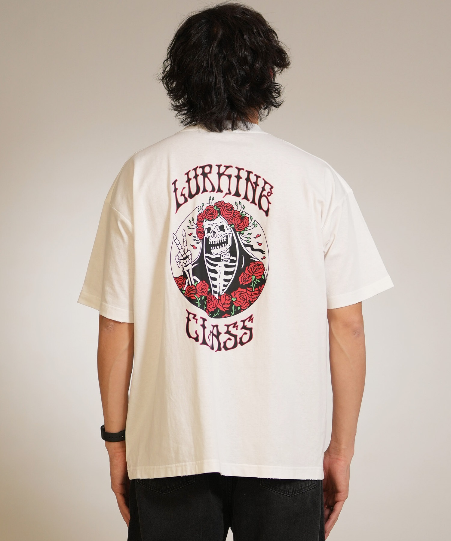 LURKING CLASS ラーキングクラス 半袖 Tシャツ メンズ バックプリント