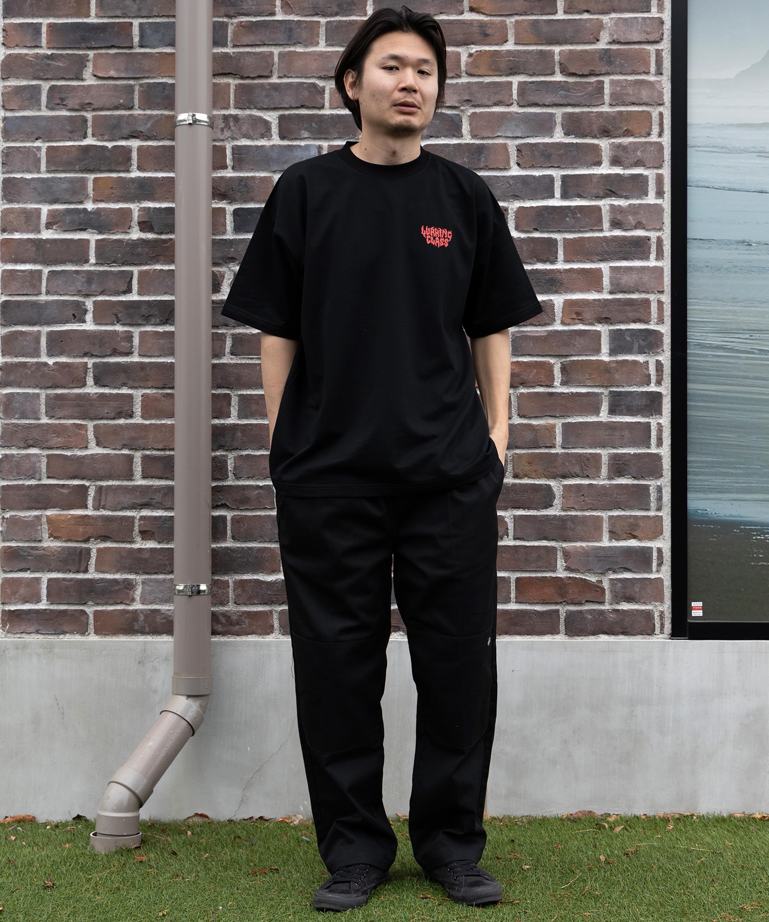 LURKING CLASS ラーキングクラス 半袖 Tシャツ メンズ バックプリント