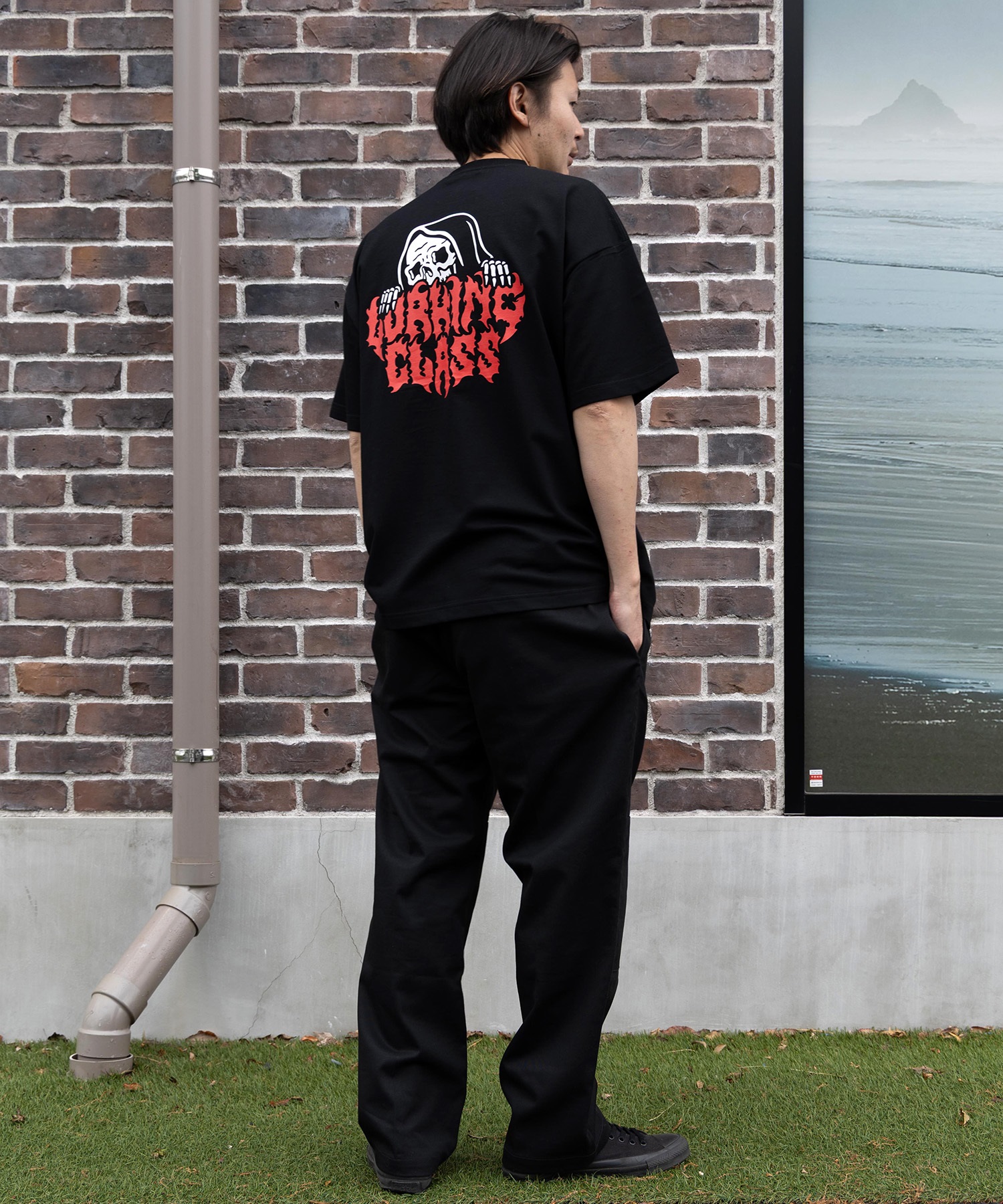 LURKING CLASS ラーキングクラス 半袖 Tシャツ メンズ バックプリント