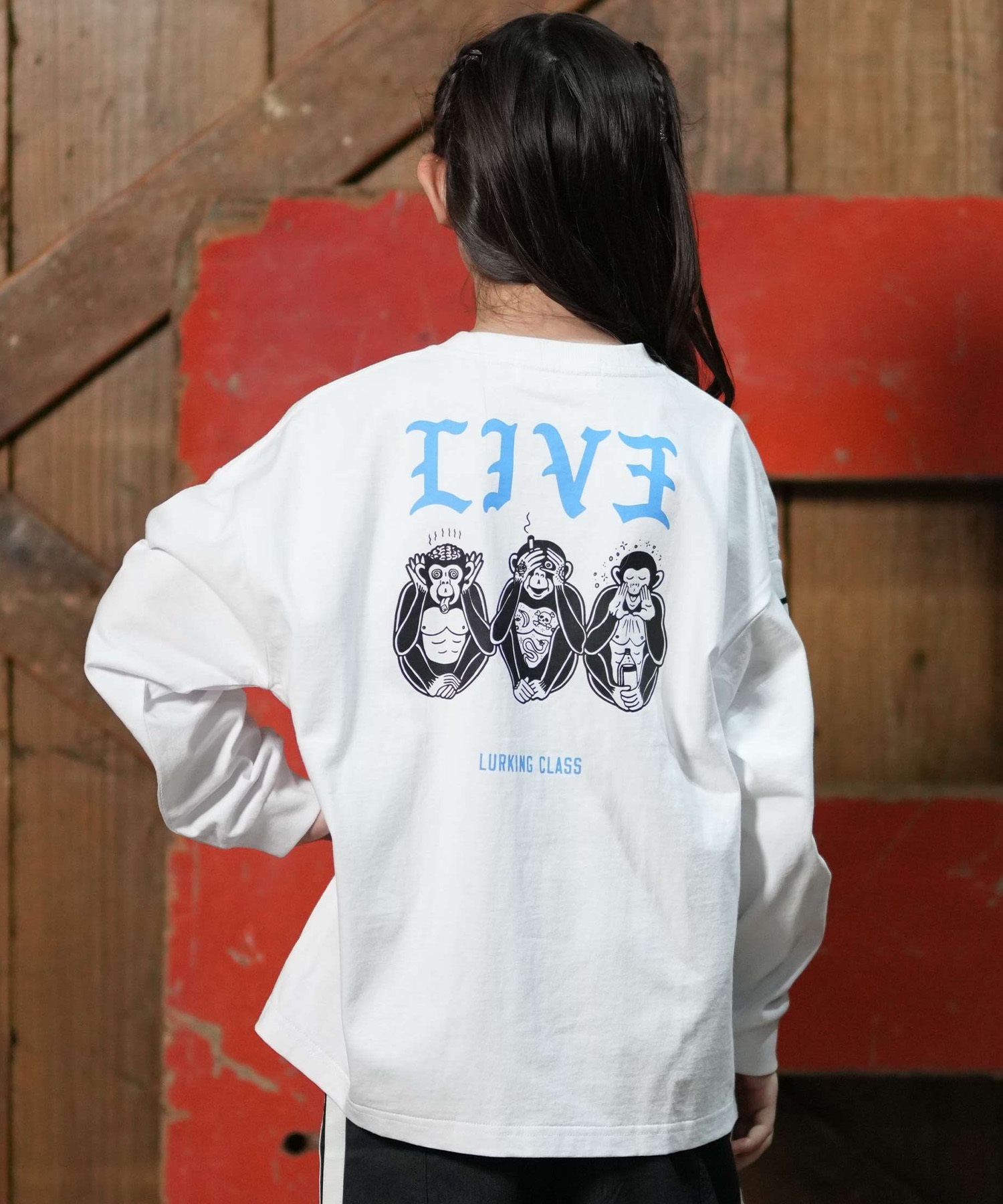 LURKING CLASS ラーキングクラス 長袖 Tシャツ ロンT キッズ 子供