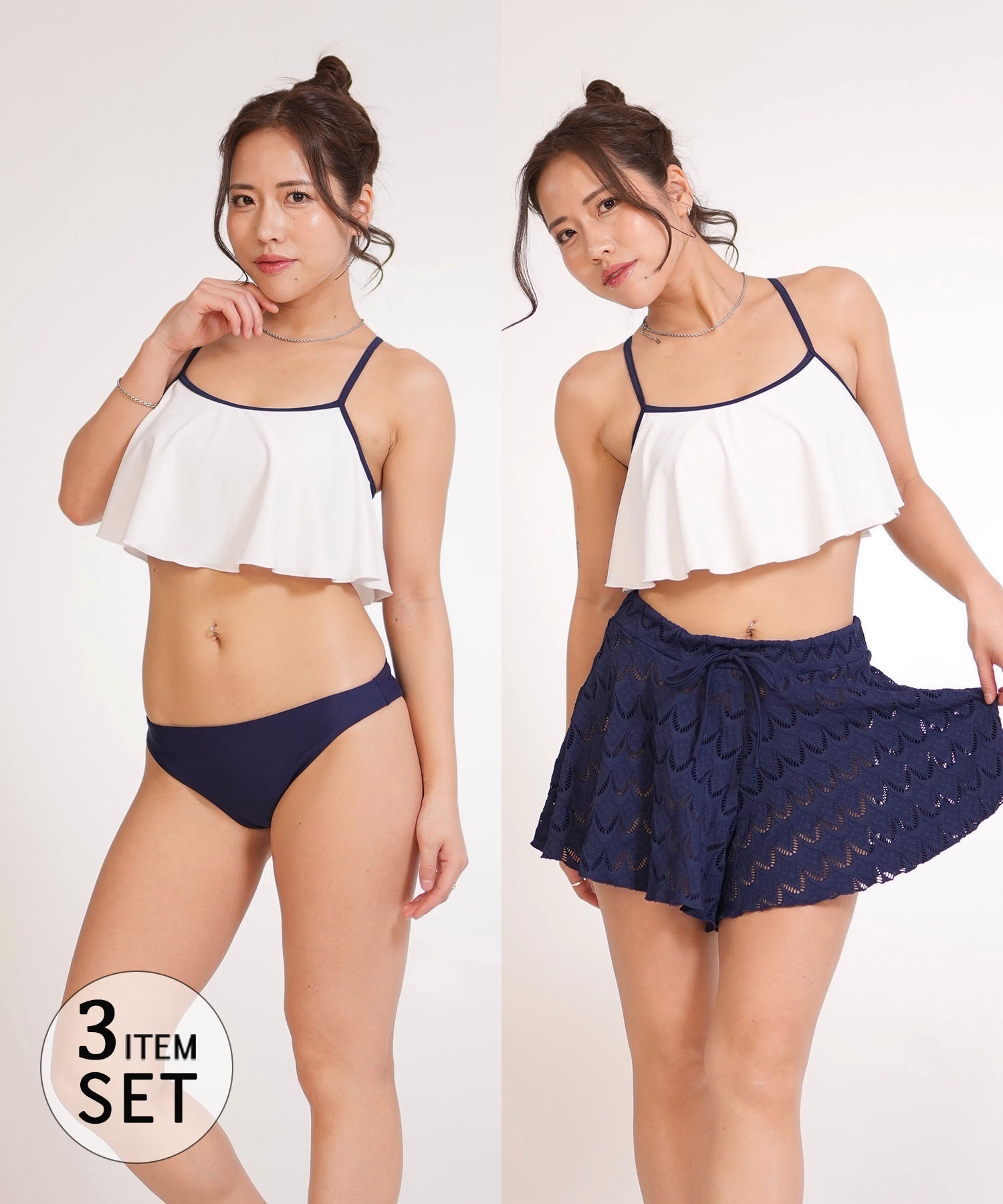 RINEN & COMPANY リネン アンド カンパニー 水着 3点セット ビキニ 