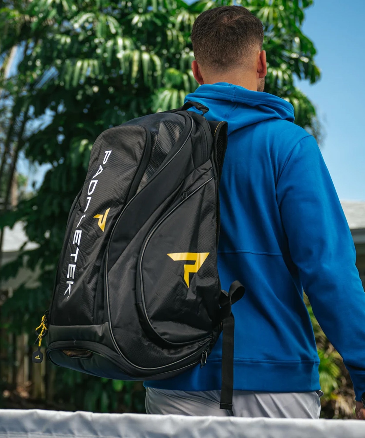 PADDLETEK パドルテック TOUR BAG ピックルボールバックパック 日本正規品(BLK-ONE)