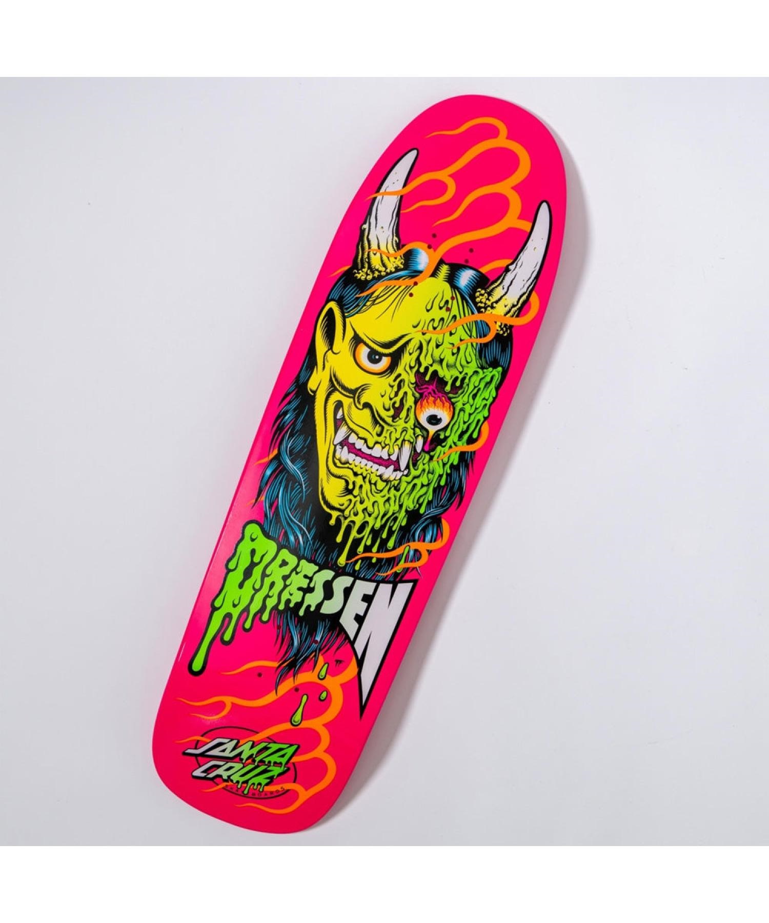 SANTA CRUZ Dressen Hannya Mask スケボーデッキ 9.30in Dressen Hannya Mask Deck | Shaped Skateboards | Santa