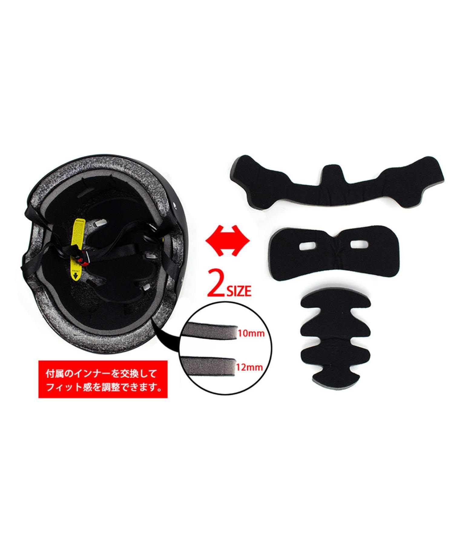 キッズスケートボードヘルメット NULL フローン DELUXE HELMET MATTE BLACK(ONE-ONE)