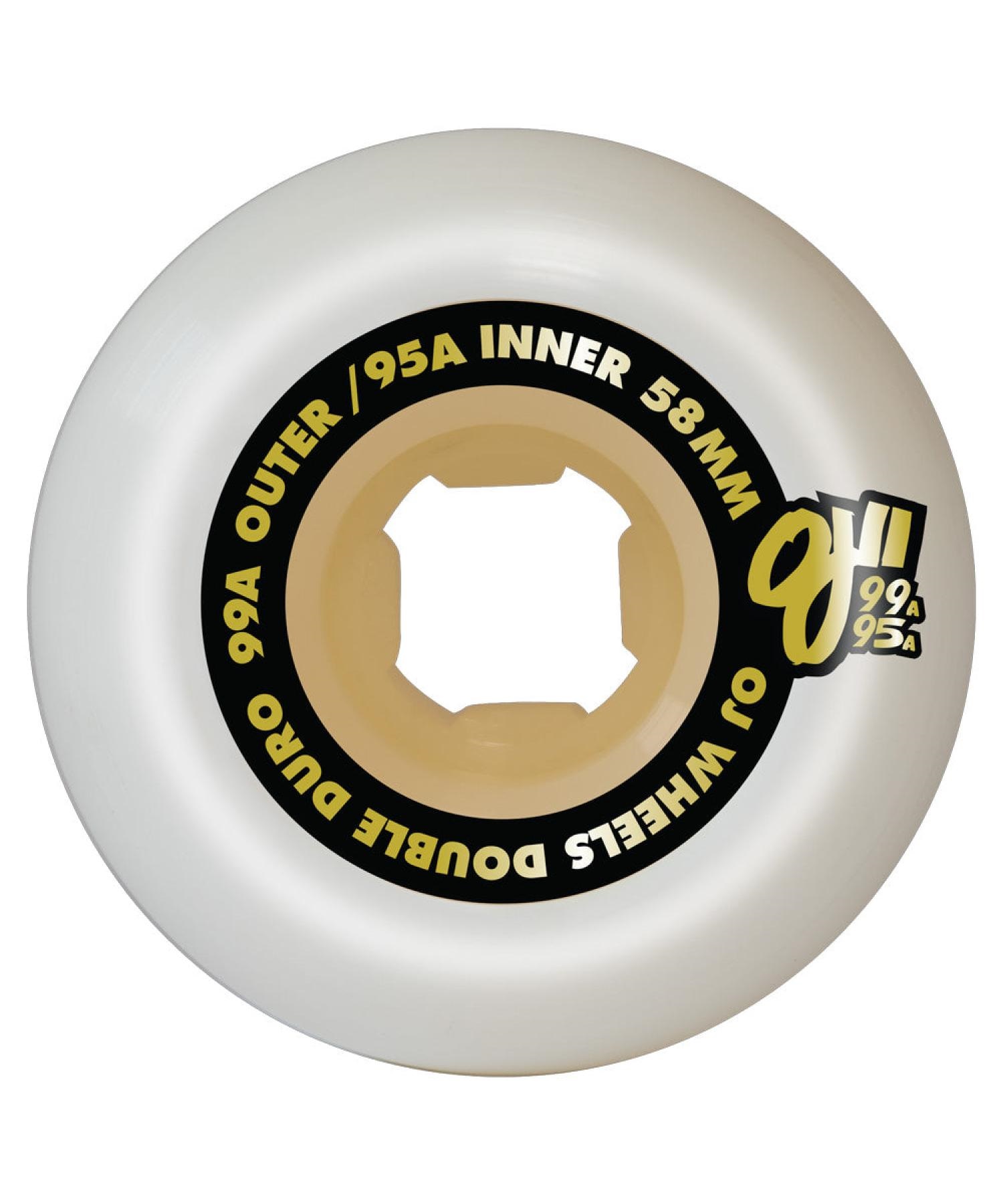 ウィール OJ WHEEL オージェイウィール DOUBLE DURO WHITE/GUM MINI