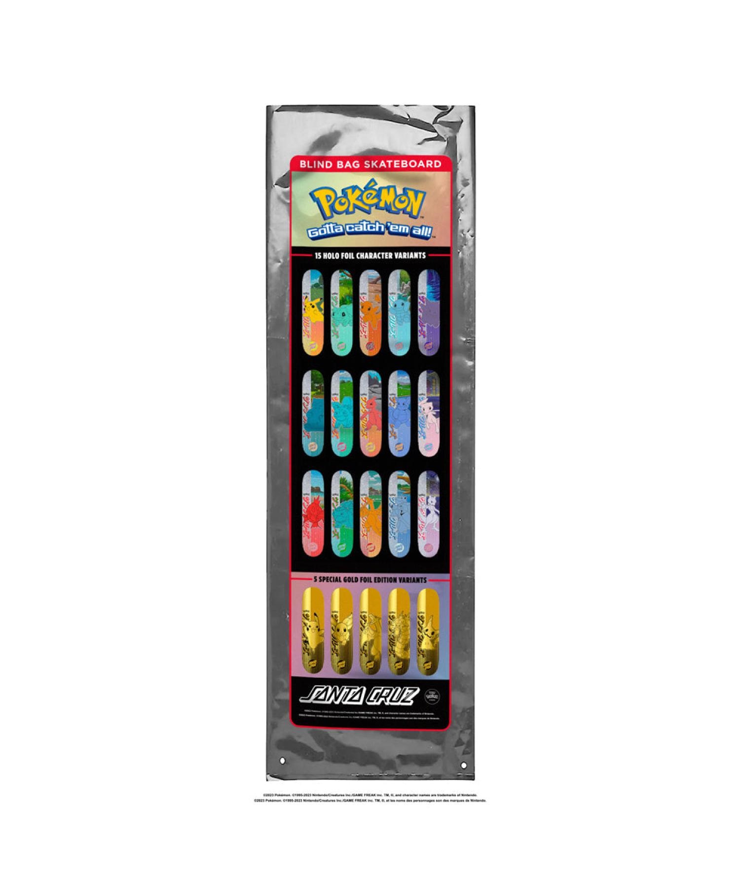 スケートボード デッキ SANTACRUZ サンタクルーズ PoKeMoN BLIND