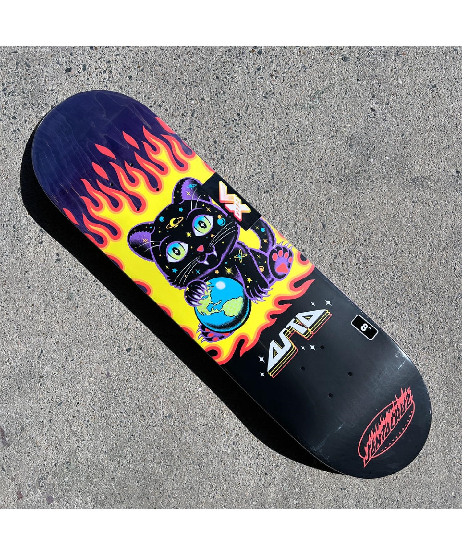 スケートボード デッキ SANTACRUZ サンタクルーズ ASTA SPACE KITTEN