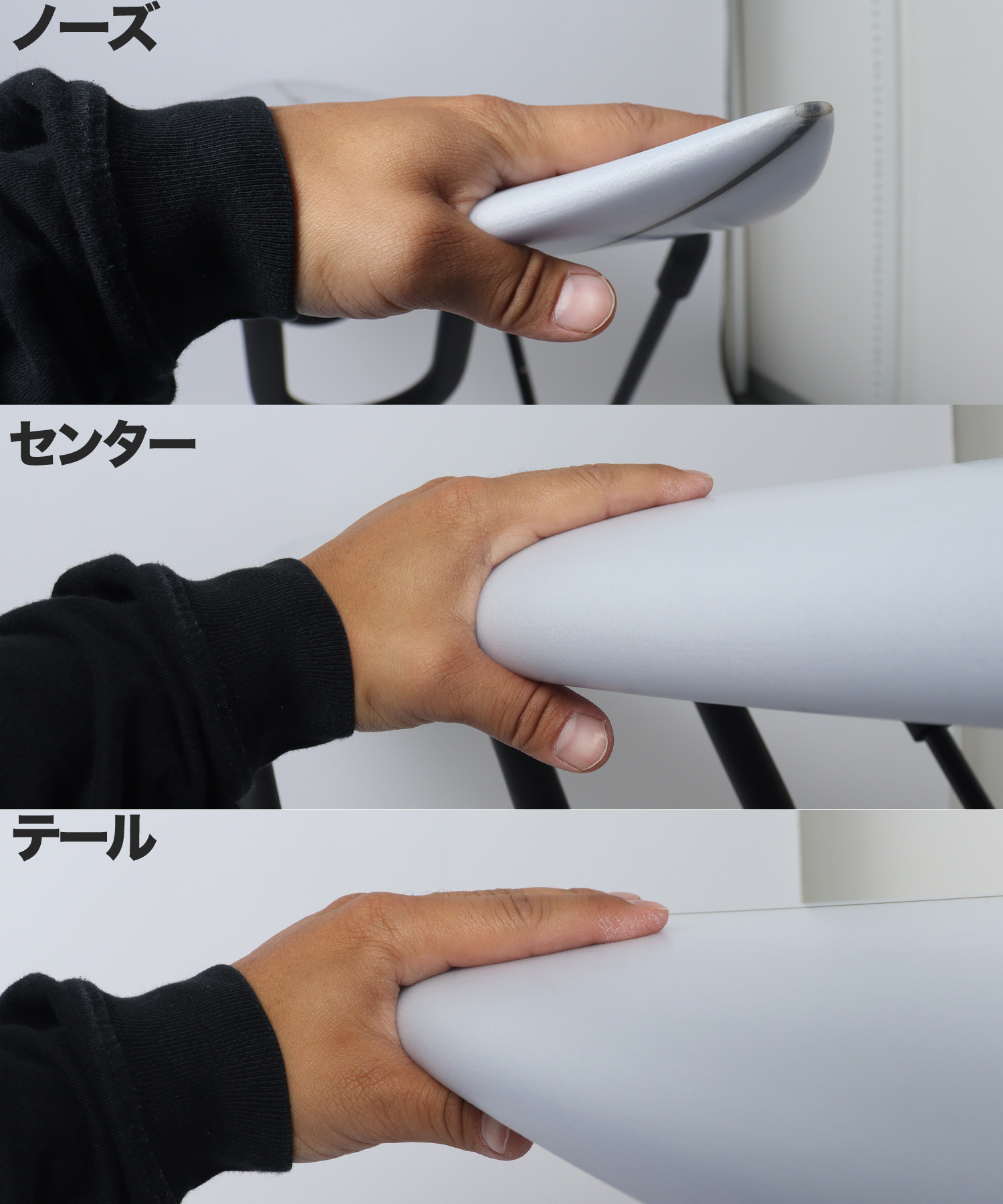 MIKEY FEBRUARYF SHORTY レール形状