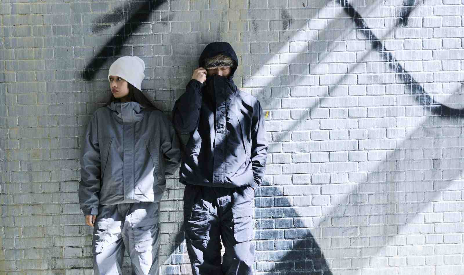 DEAR LAUREL 26FW LOOK 07 - ドリフトパーカー(DL26F-0108)・ドリフトカーゴパンツ(DL26F-3107)