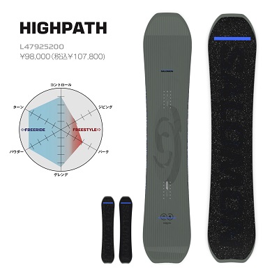 SALOMON HIGH PATH・ハイパス】2025-2026モデルスノーボード