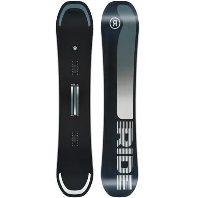 MANIC - SHOP NEWS | ムラサキスポーツオンラインストア 通販 Pair of black downhill skis with white accents and bold'RIDE' branding on the right ski.