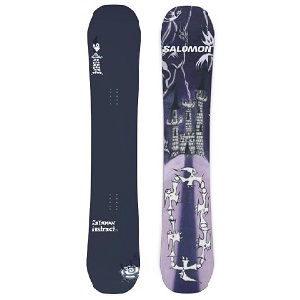 【2×4ホール】 約155cm SALOMON スノーボード ネイビー SALOMON (サロモン) FAST BACK スノーボード 155cm パープル×オレンジ