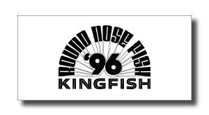 Logo with the number 96 in the center, curved text around it, and the word KINGFISH at the bottom. The design forms a semicircular badge-like graphic.