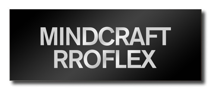 MINDCRAFT PRO LOGO - SHOP NEWS | ムラサキスポーツオンラインストア 通販 Black gradient banner with large silver text reading 'MINDCRAFT RROFLEX' on two lines