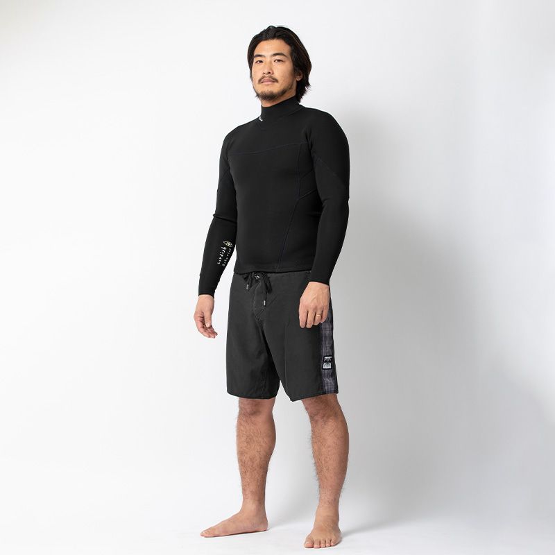 ロングタッパー ブラック □【ロングスリーブジャケット、ショートスリーブジャケット