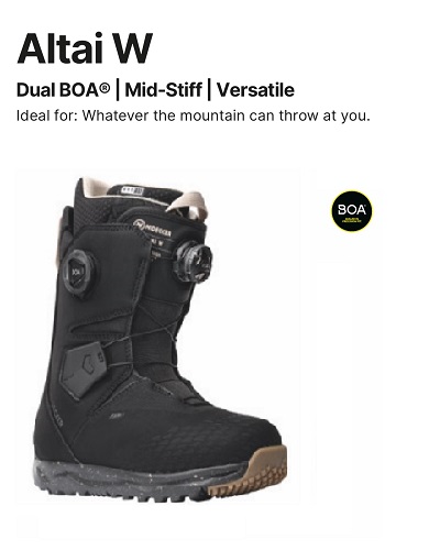 NIDECKER ALTAI WOMEN・アルタイウィメン】2025-2026モデル