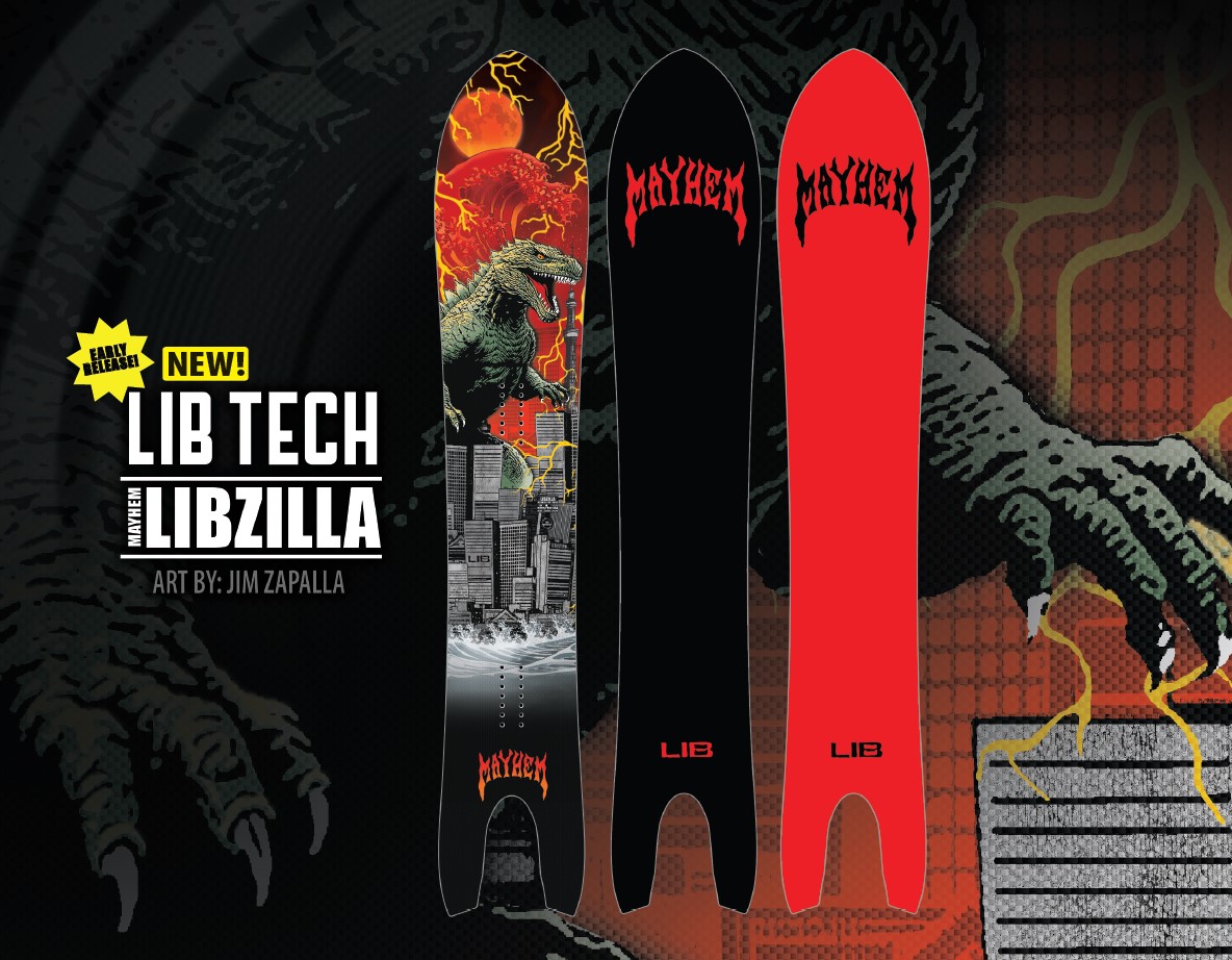 LIBTECH LIBZILLA・リブテック リブジラ】2026-2027モデル。国内最大級