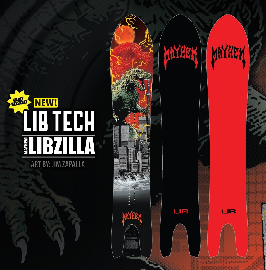 LIBTECH LIBZILLA・リブテック リブジラ】2026-2027モデル。国内最大級