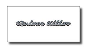 QUIVERKILLER-logo - SHOP NEWS | ムラサキスポーツオンラインストア 通販 Quiver Killer logo in stylized script with a soft drop shadow on a white background.