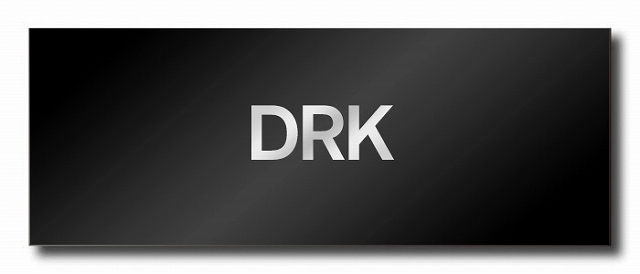 s-DRK LOGO - SHOP NEWS | ムラサキスポーツオンラインストア 通販 DRK logo centered on a dark gradient banner (black to gray).