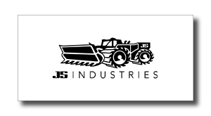 JS Industries logo showing a stylized tractor and plow graphic with the text ‘JS INDUSTRIES’ beneath it.