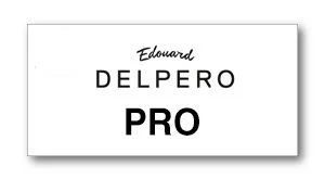 Brand logo reading 'Edward Delpero PRO' with 'Edward' in script above 'DELPERO' and 'PRO' in bold text