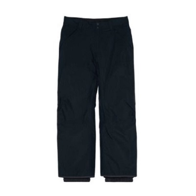 Dark navy outdoor pants with a straight leg fit, shown flat with front pockets visible.
